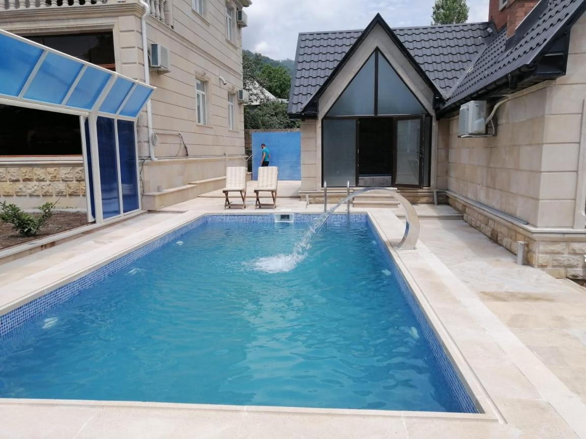 Viva Hotel Gabala With Outdoor Pool ,Sauna And Waterfall Qəbələ Exterior foto
